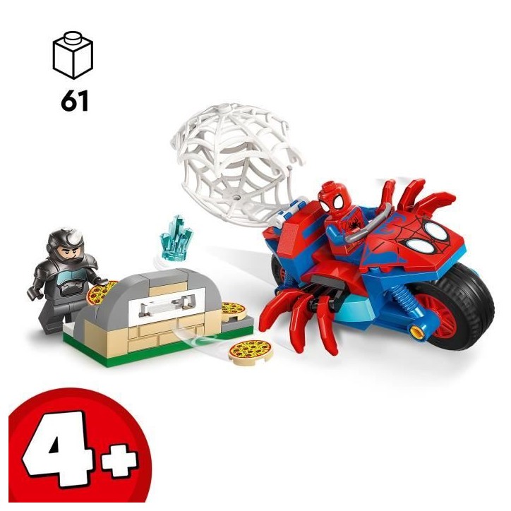 LEGO | Marvel 11206 Spidey et ses Amis Extraordinaires Spidey sur sa Moto contre Rhino LEGO | Marvel 11206 Spidey et ses Amis Extraordinaires Spidey sur sa Moto contre Rhino