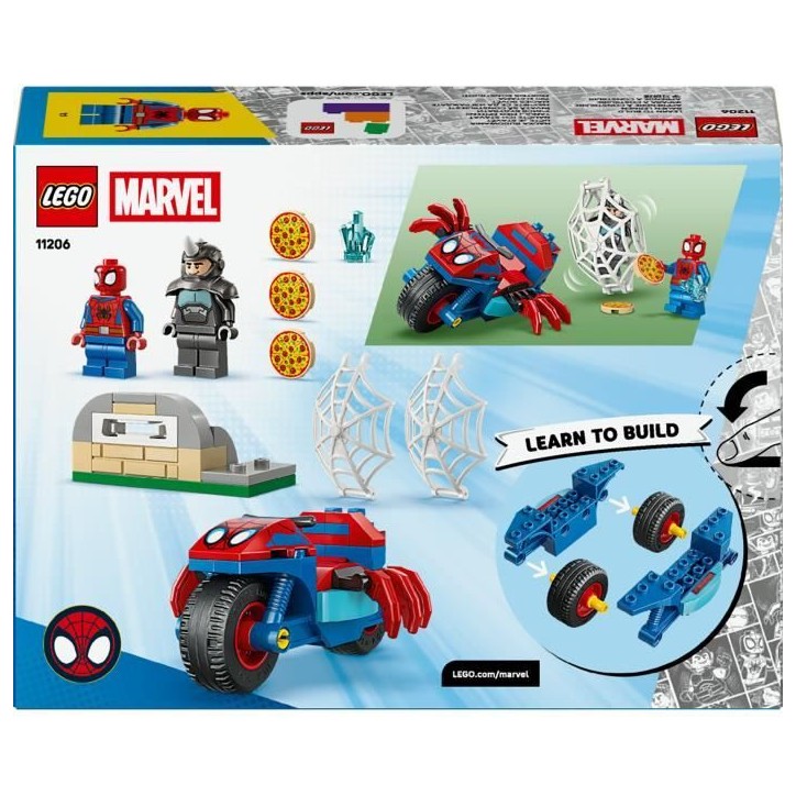 LEGO | Marvel 11206 Spidey et ses Amis Extraordinaires Spidey sur sa Moto contre Rhino LEGO | Marvel 11206 Spidey et ses Amis Extraordinaires Spidey sur sa Moto contre Rhino