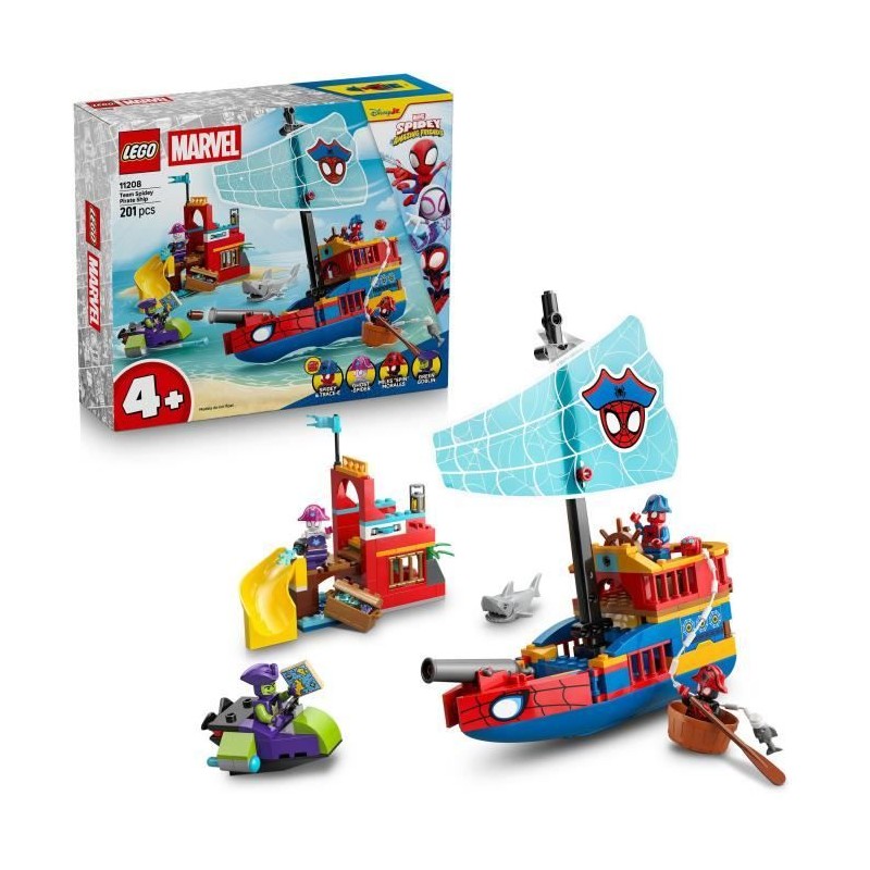 LEGO | Marvel 11208 Spidey et ses Amis Extraordinaires Le Bateau Pirat