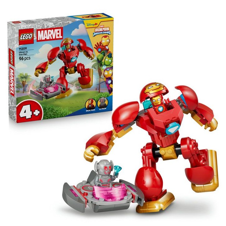 LEGO | Marvel Iron Man et ses Amis Incroyables 11209 Ultron contre Iron Man - Jouet Robot LEGO | Marvel Iron Man et ses Amis Incroyables 11209 Ultron contre Iron Man - Jouet Robot
