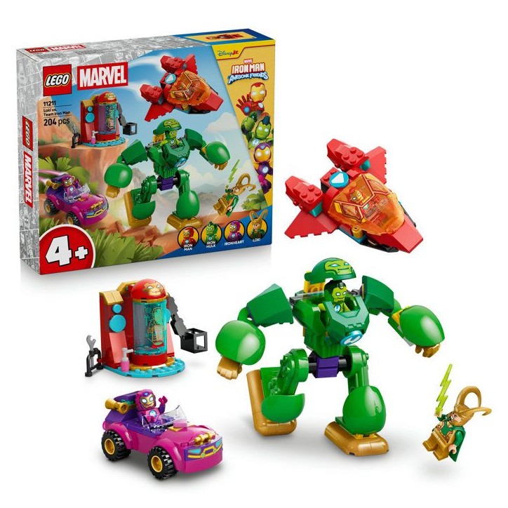 LEGO | Marvel Iron Man et ses Amis Incroyables 11211 Loki contre la Team Iron Man - Jouet LEGO | Marvel Iron Man et ses Amis Incroyables 11211 Loki contre la Team Iron Man - Jouet