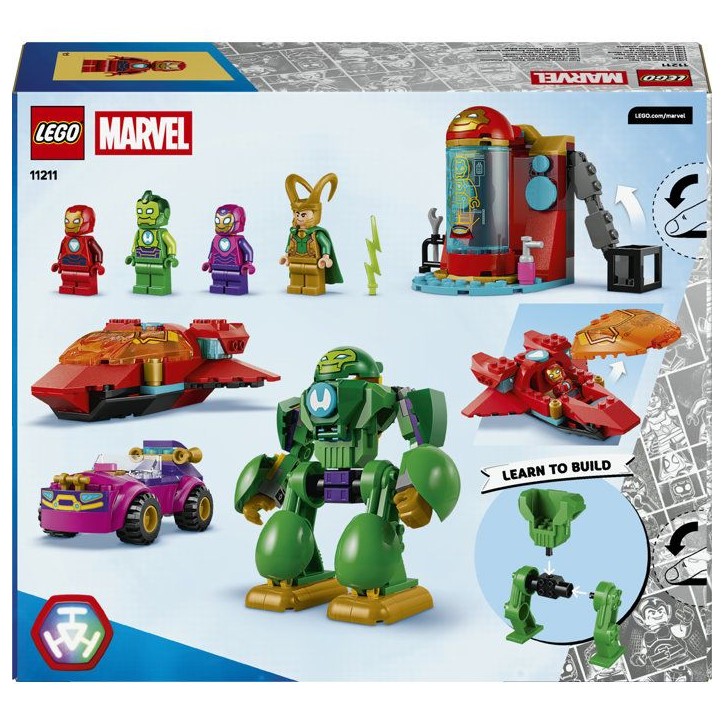 LEGO | Marvel Iron Man et ses Amis Incroyables 11211 Loki contre la Team Iron Man - Jouet LEGO | Marvel Iron Man et ses Amis Incroyables 11211 Loki contre la Team Iron Man - Jouet