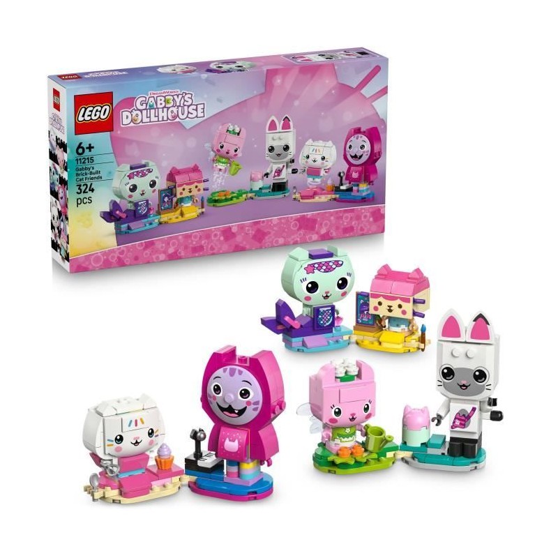 LEGO Gabby et la Maison Magique 11215 Les Gabbychats en Briques - Jeu
