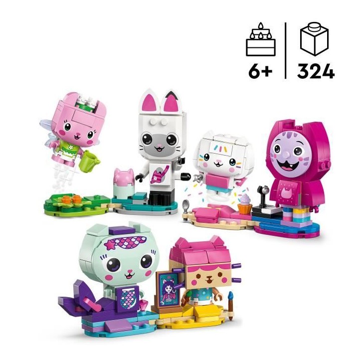 LEGO Gabby et la Maison Magique 11215 Les Gabbychats en Briques - Jeu Créatif des 6 ans