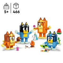 LEGO Bluey 11217 La Famille de Bluey en Briques - Jeu Créatif des 5 ans Fille ou Garçon