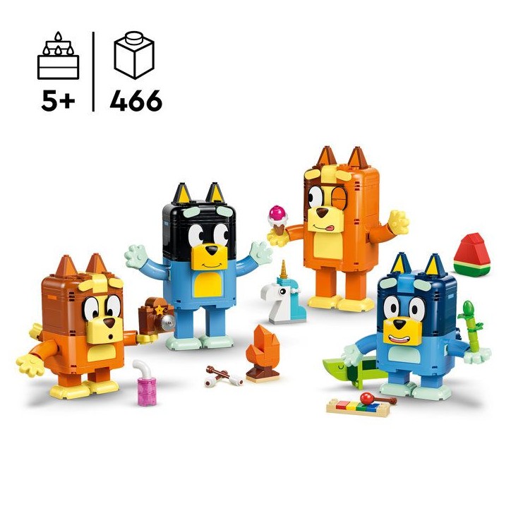 LEGO Bluey 11217 La Famille de Bluey en Briques - Jeu Créatif des 5 ans Fille ou Garçon LEGO Bluey 11217 La Famille de Bluey en Briques - Jeu Créatif des 5 ans Fille ou Garçon