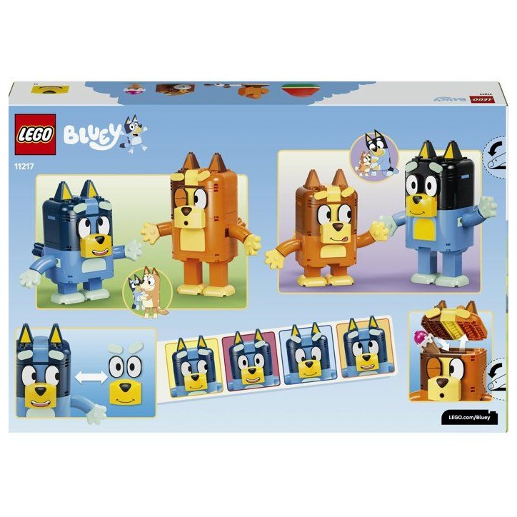 LEGO Bluey 11217 La Famille de Bluey en Briques - Jeu Créatif des 5 ans Fille ou Garçon LEGO Bluey 11217 La Famille de Bluey en Briques - Jeu Créatif des 5 ans Fille ou Garçon