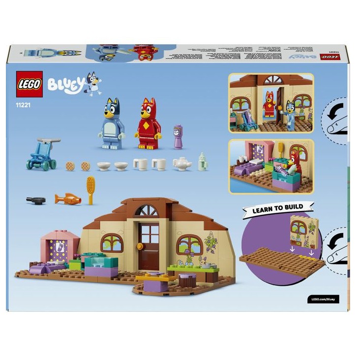 LEGO Bluey 11221 L'École avec Rusty et Bluey - Jeu Créatif pour Fille ou Garçon des 4 ans LEGO Bluey 11221 L'École avec Rusty et Bluey - Jeu Créatif pour Fille ou Garçon des 4 ans