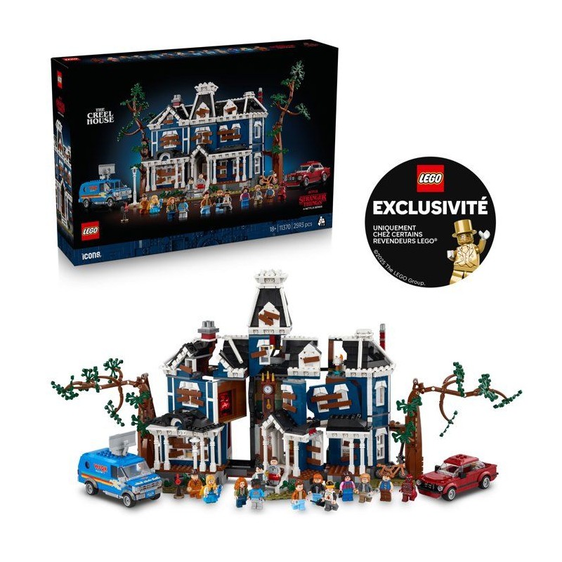 LEGO Icons 11370 Stranger Things : la Maison Creel - Exclusivité Cdis