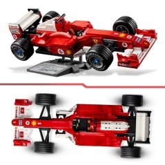 LEGO Icons 11375 Ferrari F2004 et Michael Schumacher - Maquette de Voi