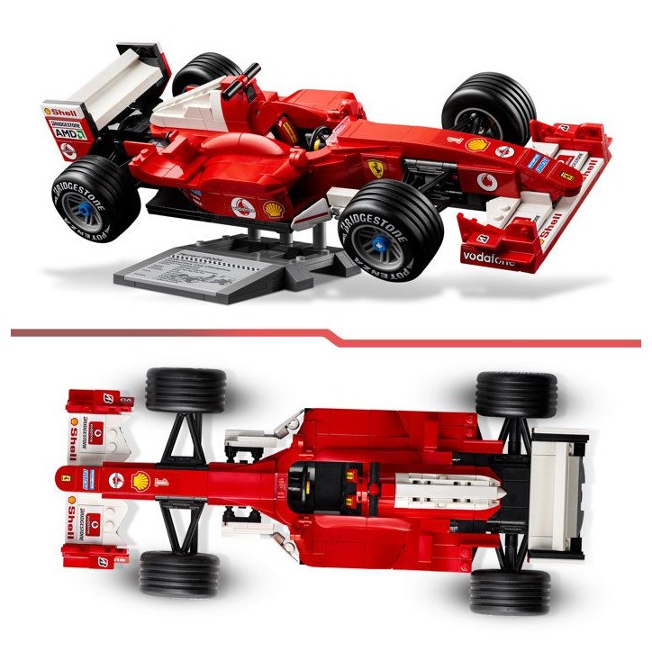 LEGO Icons 11375 Ferrari F2004 et Michael Schumacher - Maquette de Voiture F1 - Set Adulte LEGO Icons 11375 Ferrari F2004 et Michael Schumacher - Maquette de Voiture F1 - Set Adulte