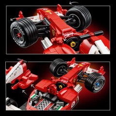 LEGO Icons 11375 Ferrari F2004 et Michael Schumacher - Maquette de Voi