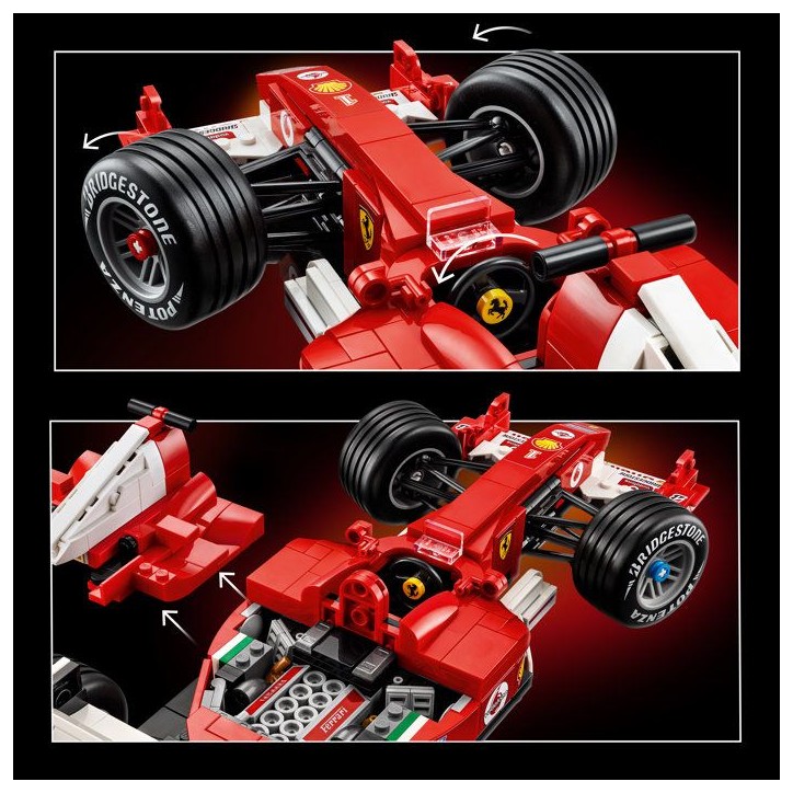 LEGO Icons 11375 Ferrari F2004 et Michael Schumacher - Maquette de Voiture F1 - Set Adulte LEGO Icons 11375 Ferrari F2004 et Michael Schumacher - Maquette de Voiture F1 - Set Adulte