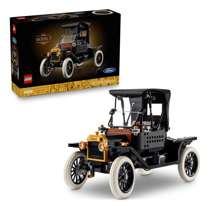 LEGO Icons 11376 Ford Model T - Set pour Adulte - Maquette de Voiture Collector - Cadeau LEGO Icons 11376 Ford Model T - Set pour Adulte - Maquette de Voiture Collector - Cadeau