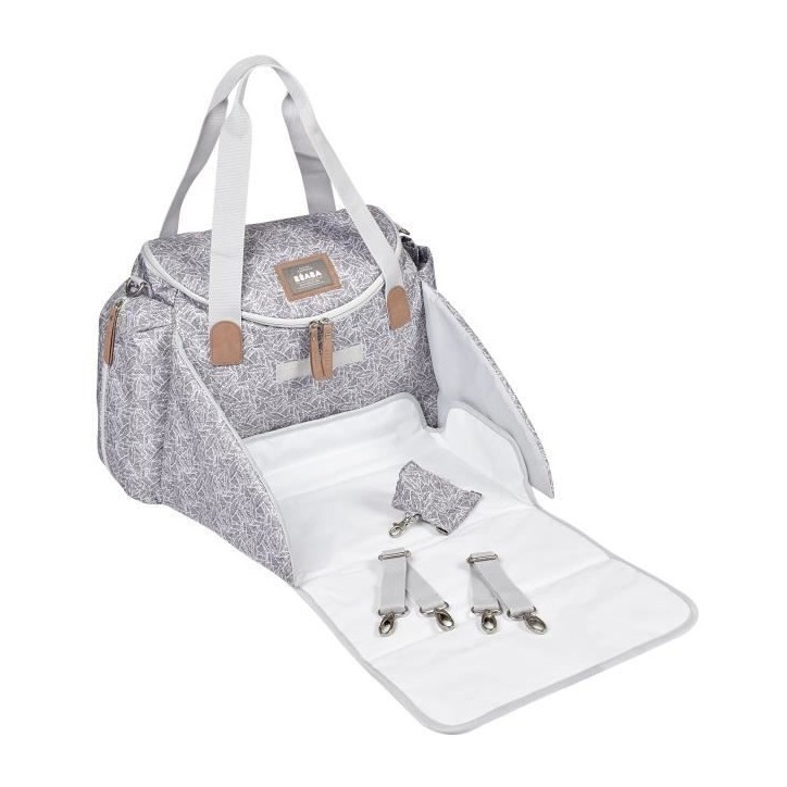 BEABA Sac a langer Sydney II, Modulable, Grande contenance, Rangements multiples, Grand espace a langer, Jungle BEABA Sac a langer Sydney II, Modulable, Grande contenance, Rangements multiples, Grand espace a langer, Jungle