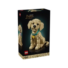 LEGO Icons 11384 Le Chiot Golden Retriever - Set pour Adulte - Maquett