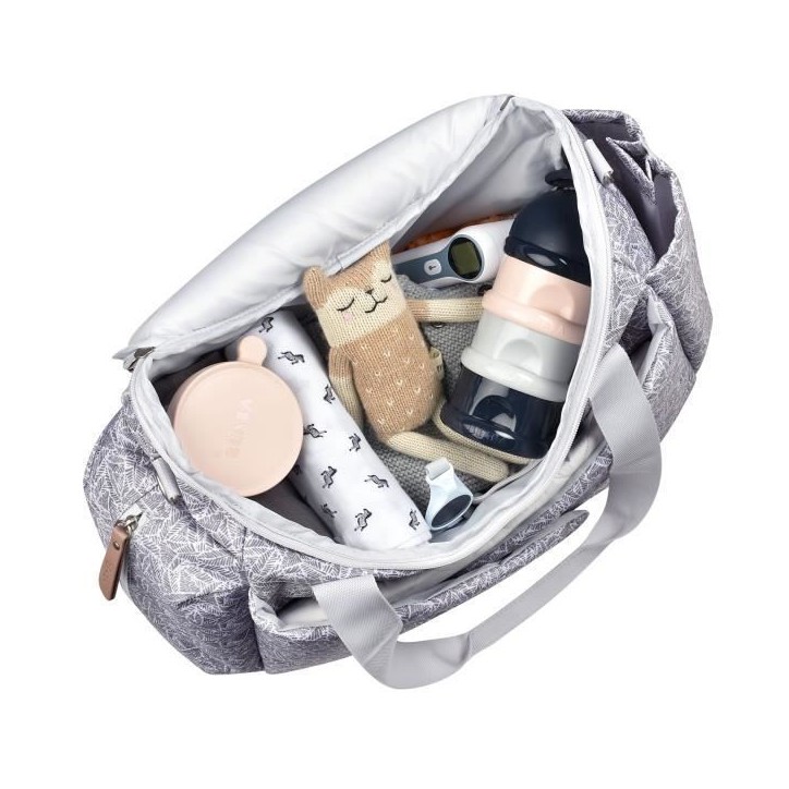 BEABA Sac a langer Sydney II, Modulable, Grande contenance, Rangements multiples, Grand espace a langer, Jungle BEABA Sac a langer Sydney II, Modulable, Grande contenance, Rangements multiples, Grand espace a langer, Jungle