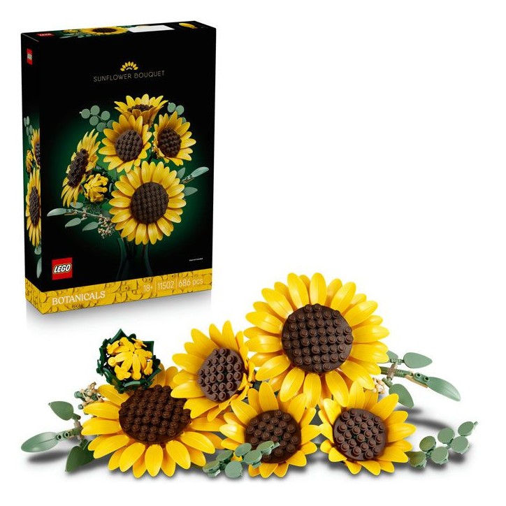 LEGO Botanicals 11502 Le Bouquet de Tournesols - Set de Fleurs Artificielles pour Adulte LEGO Botanicals 11502 Le Bouquet de Tournesols - Set de Fleurs Artificielles pour Adulte