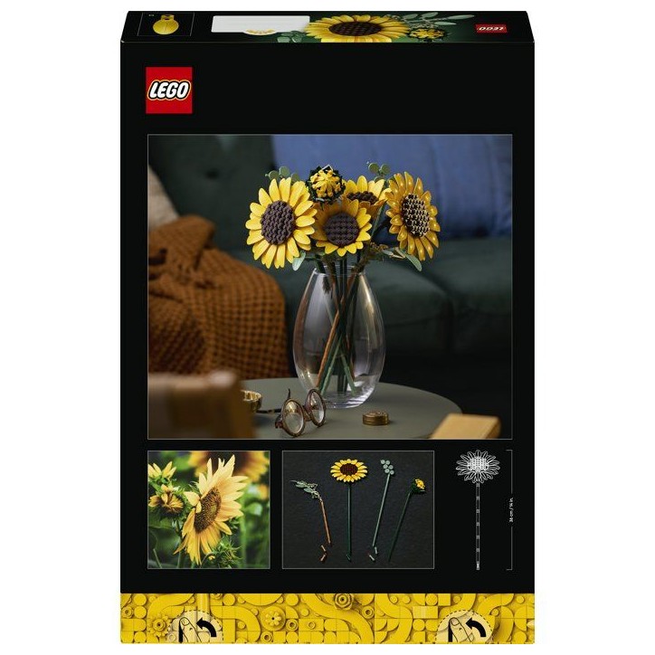 LEGO Botanicals 11502 Le Bouquet de Tournesols - Set de Fleurs Artificielles pour Adulte LEGO Botanicals 11502 Le Bouquet de Tournesols - Set de Fleurs Artificielles pour Adulte