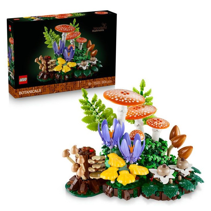 LEGO Botanicals 11505 Les Champignons des Bois - Set pour Adulte - Plantes Artificielles LEGO Botanicals 11505 Les Champignons des Bois - Set pour Adulte - Plantes Artificielles