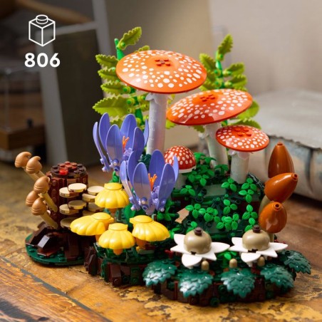LEGO Botanicals 11505 Les Champignons des Bois - Set pour Adulte - Plantes Artificielles