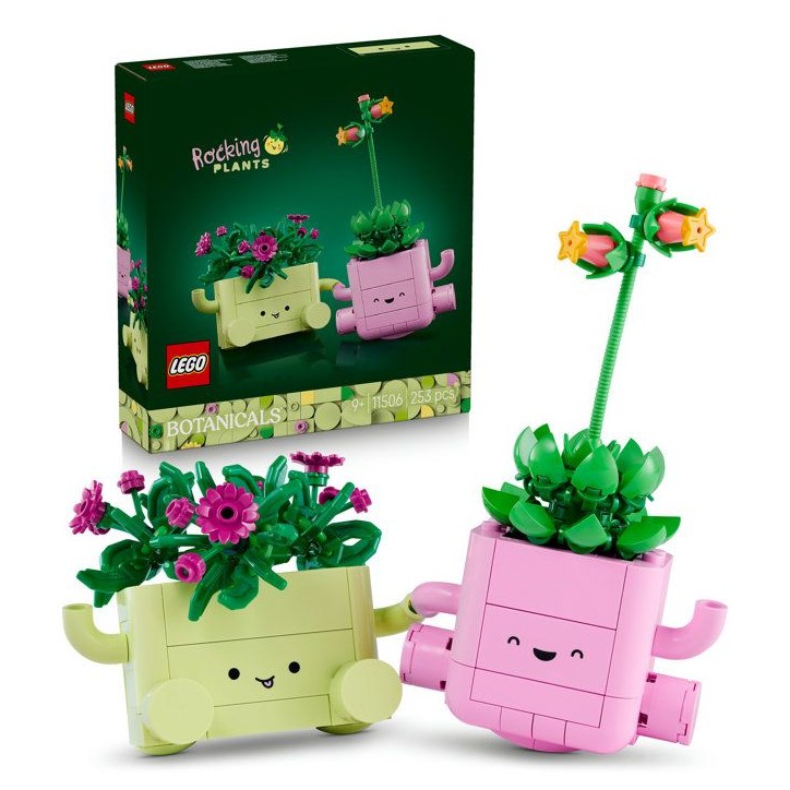 LEGO Botanicals 11506 - Petites Plantes Dansantes - Jeu coloré pour Fille des 9 ans - Idée Cadeau LEGO Botanicals 11506 - Petites Plantes Dansantes - Jeu coloré pour Fille des 9 ans - Idée Cadeau