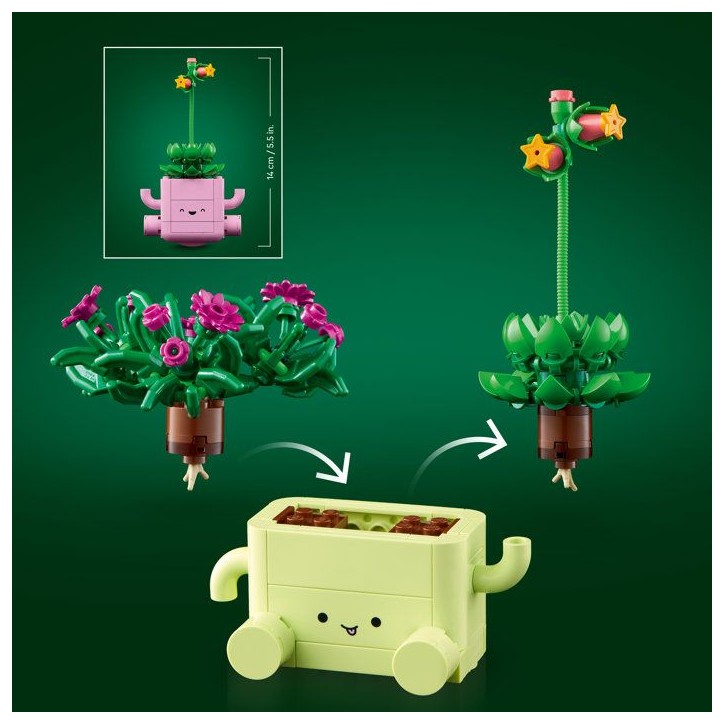 LEGO Botanicals 11506 - Petites Plantes Dansantes - Jeu coloré pour Fille des 9 ans - Idée Cadeau LEGO Botanicals 11506 - Petites Plantes Dansantes - Jeu coloré pour Fille des 9 ans - Idée Cadeau
