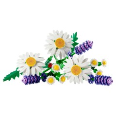 LEGO Botanicals 11508 Marguerites - Set de Bouquet Artificiel des 9 ans - Fleurs Colorées