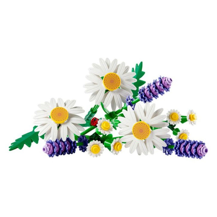 LEGO Botanicals 11508 Marguerites - Set de Bouquet Artificiel des 9 ans - Fleurs Colorées