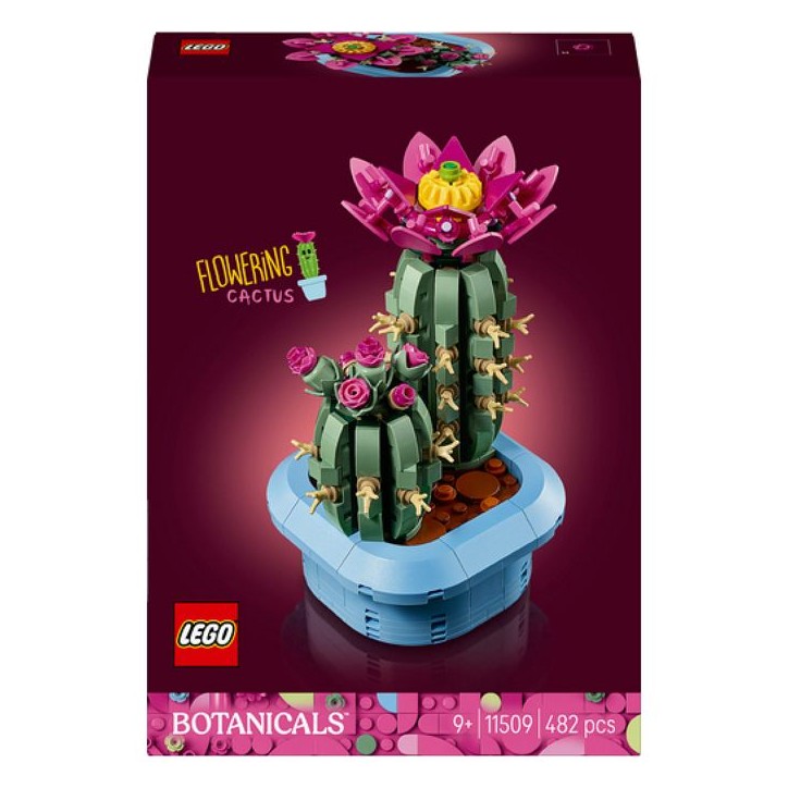 LEGO Botanicals 11509 Cactus Fleuri - Plante Artificielle des 9 ans - Décoration Chambre LEGO Botanicals 11509 Cactus Fleuri - Plante Artificielle des 9 ans - Décoration Chambre