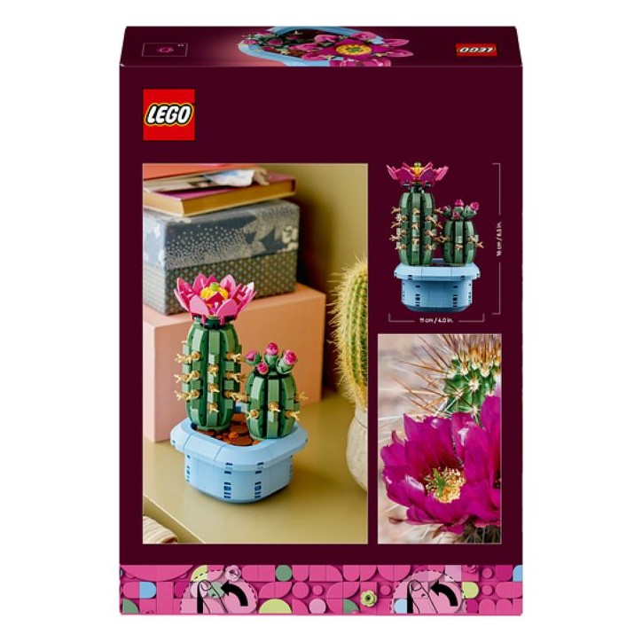 LEGO Botanicals 11509 Cactus Fleuri - Plante Artificielle des 9 ans - Décoration Chambre LEGO Botanicals 11509 Cactus Fleuri - Plante Artificielle des 9 ans - Décoration Chambre