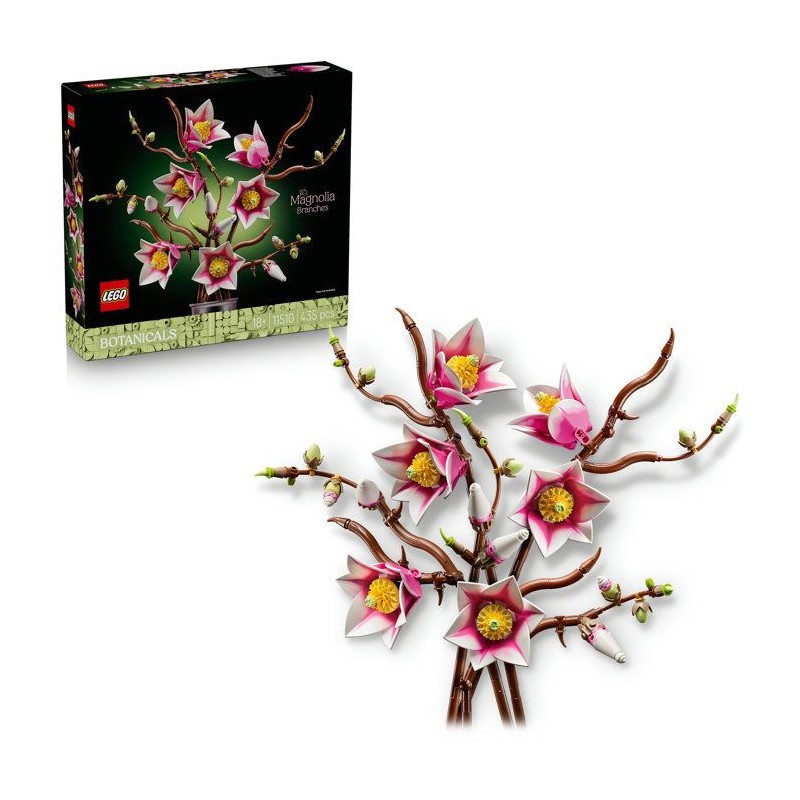 LEGO Botanicals 11510 Branches de Magnolia - Set pour Adulte - Fleurs