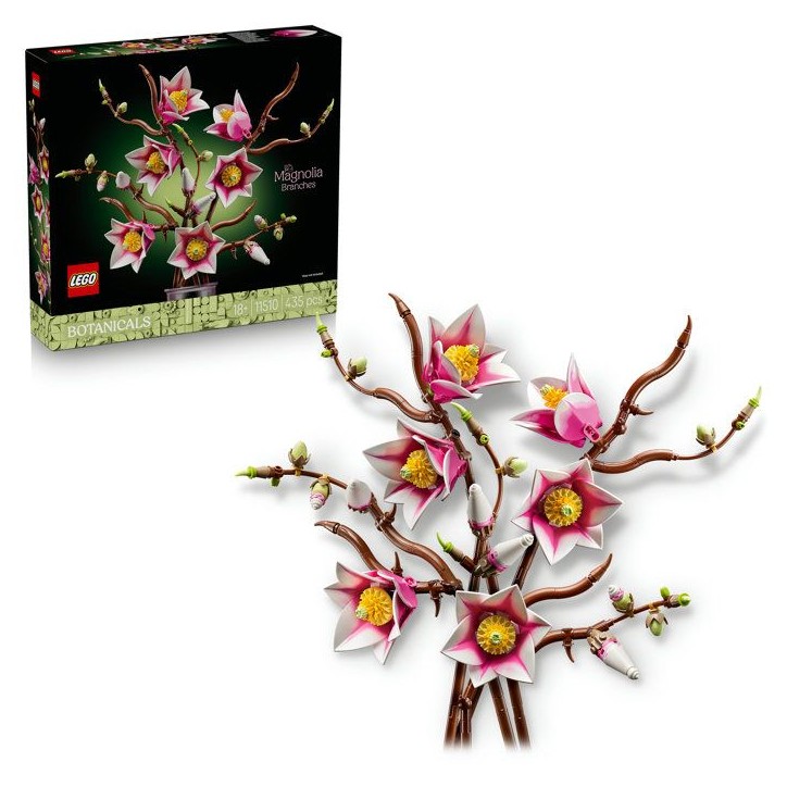 LEGO Botanicals 11510 Branches de Magnolia - Set pour Adulte - Fleurs Artificielles - Déco LEGO Botanicals 11510 Branches de Magnolia - Set pour Adulte - Fleurs Artificielles - Déco
