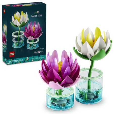 LEGO Botanicals 11511 Les Nénuphars - Set de Fleurs Artificielles des