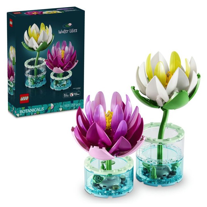 LEGO Botanicals 11511 Les Nénuphars - Set de Fleurs Artificielles des 9 ans - Décoration LEGO Botanicals 11511 Les Nénuphars - Set de Fleurs Artificielles des 9 ans - Décoration