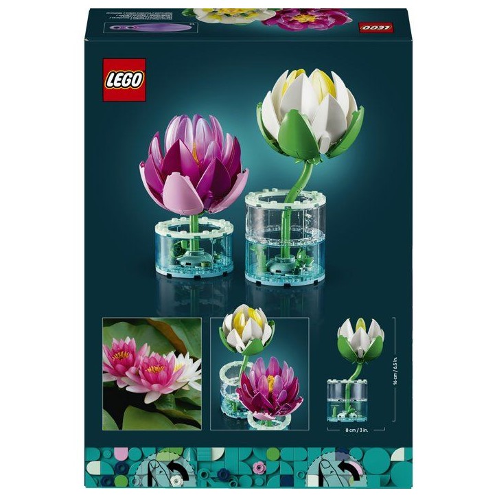 LEGO Botanicals 11511 Les Nénuphars - Set de Fleurs Artificielles des 9 ans - Décoration LEGO Botanicals 11511 Les Nénuphars - Set de Fleurs Artificielles des 9 ans - Décoration