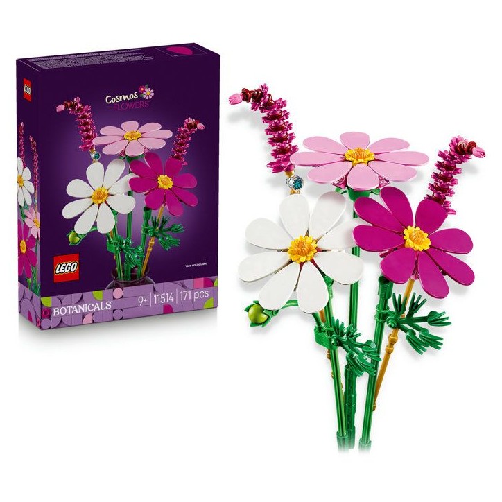 LEGO Botanicals 11514 Les Cosmos - Set de Petit Bouquet Artificiel des 9 ans - Décoration LEGO Botanicals 11514 Les Cosmos - Set de Petit Bouquet Artificiel des 9 ans - Décoration