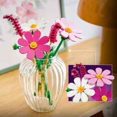 LEGO Botanicals 11514 Les Cosmos - Set de Petit Bouquet Artificiel des