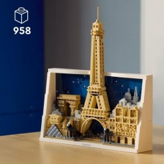 LEGO Architecture 21064 Paris, Ville de l'Amour - Set de Construction pour Adulte - Cadeau