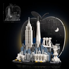 LEGO Architecture 21066 New York, La Grosse Pomme - Set de Constructio