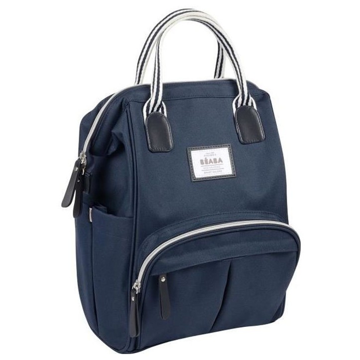 BEABA Sac a Dos a Langer pour Bébé Wellington, Grande capacité de rangement, Tapis a langer inclus, Grande ouverture, Bleu BEABA Sac a Dos a Langer pour Bébé Wellington, Grande capacité de rangement, Tapis a langer inclus, Grande ouverture, Bleu