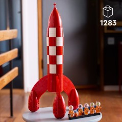 LEGO Ideas 21367 La Fusée de Tintin - Set de Construction Adulte - Maquette DIY - Cadeau