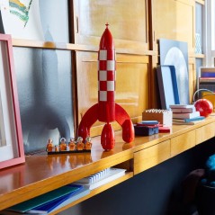 LEGO Ideas 21367 La Fusée de Tintin - Set de Construction Adulte - Ma