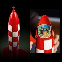 LEGO Ideas 21367 La Fusée de Tintin - Set de Construction Adulte - Ma