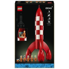LEGO Ideas 21367 La Fusée de Tintin - Set de Construction Adulte - Ma
