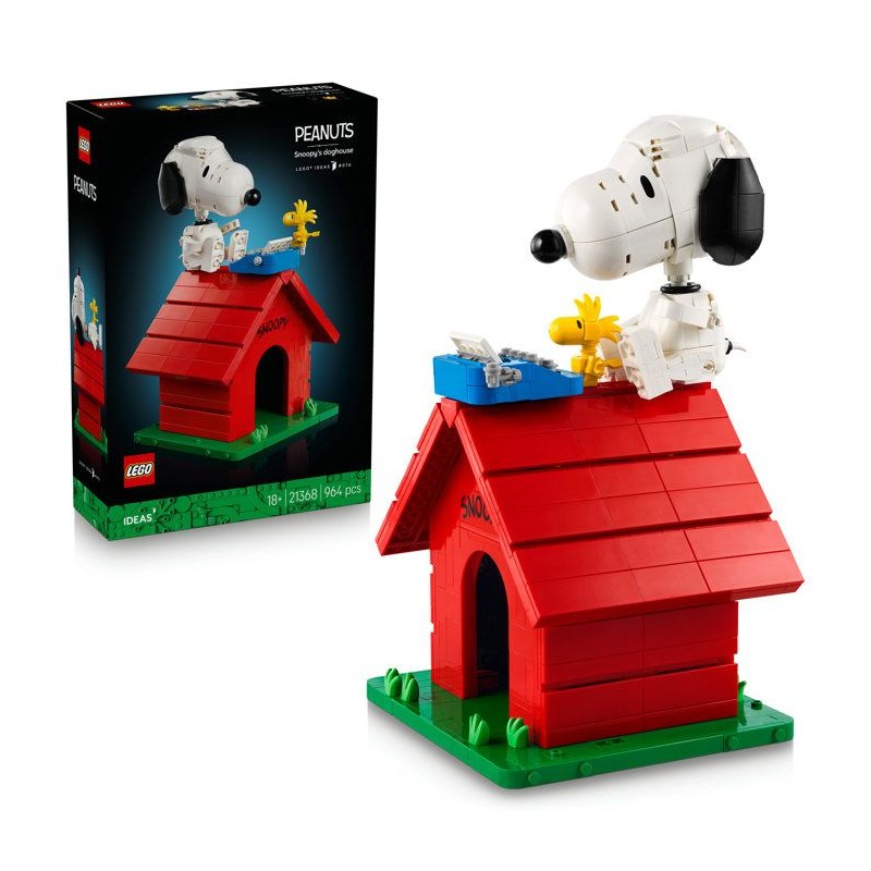 LEGO Ideas 21368 Peanuts : La Niche de Snoopy - Set de Construction Ad