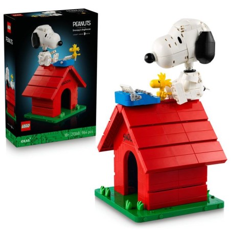 LEGO Ideas 21368 Peanuts : La Niche de Snoopy - Set de Construction Ad