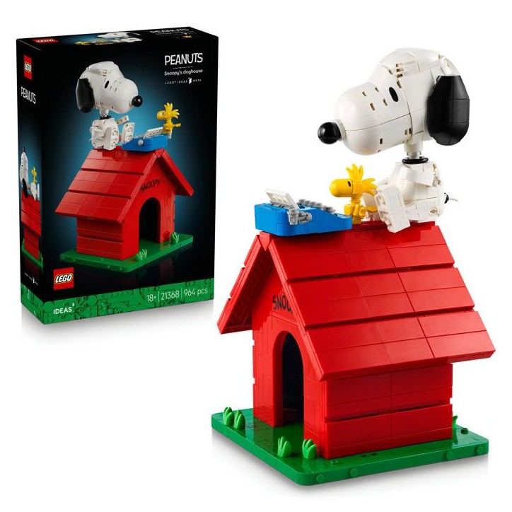 LEGO Ideas 21368 Peanuts : La Niche de Snoopy - Set de Construction Adulte - Décoration LEGO Ideas 21368 Peanuts : La Niche de Snoopy - Set de Construction Adulte - Décoration