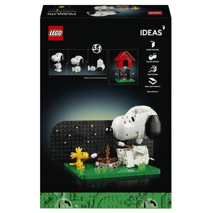 LEGO Ideas 21368 Peanuts : La Niche de Snoopy - Set de Construction Adulte - Décoration LEGO Ideas 21368 Peanuts : La Niche de Snoopy - Set de Construction Adulte - Décoration