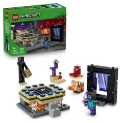 LEGO Minecraft 21584 Voyage a Travers les Portails du Nether et de l'E